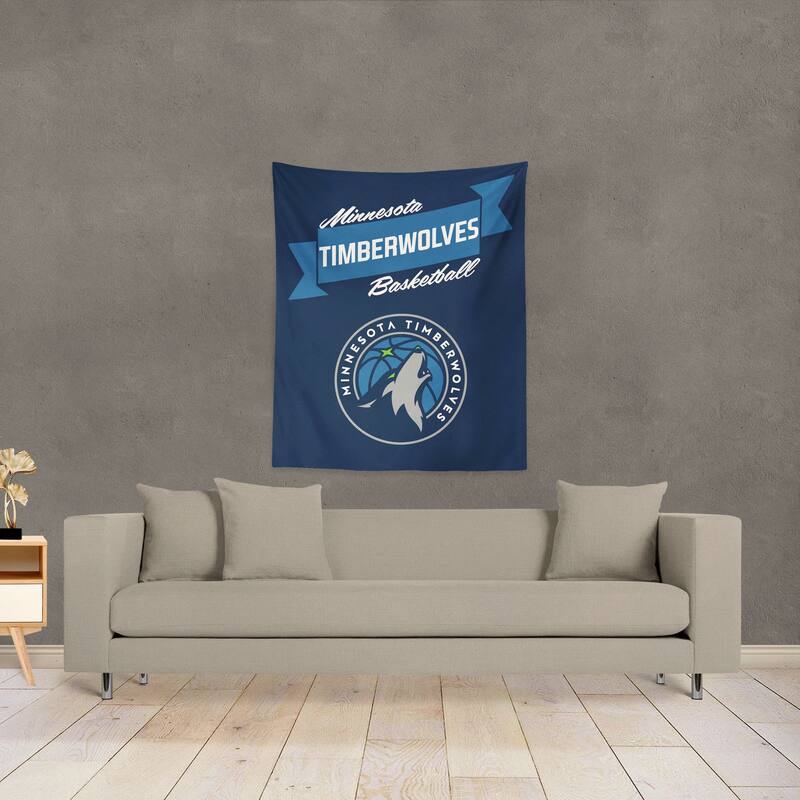 NBA Premium Timberwolves Printed Wall Hanging - 34"x40"