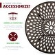 preview thumbnail 5 of 5, Arden 5-Piece Outdoor Dining Table Set for Patio, Bronze