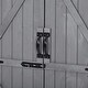 preview thumbnail 10 of 18, Outdoor Wood Lean-to Storage Shed Tool Organizer 3-tier Shelves - 5.8ft x 3ft