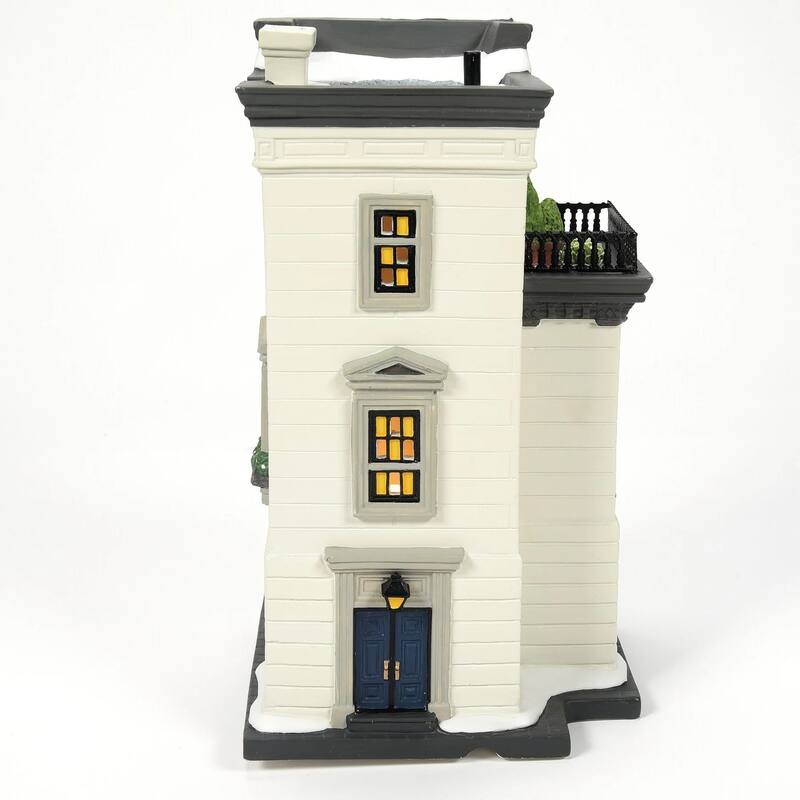 Department 56 Christmas In City 87 West 56th Street Lighted Building - 6013404
