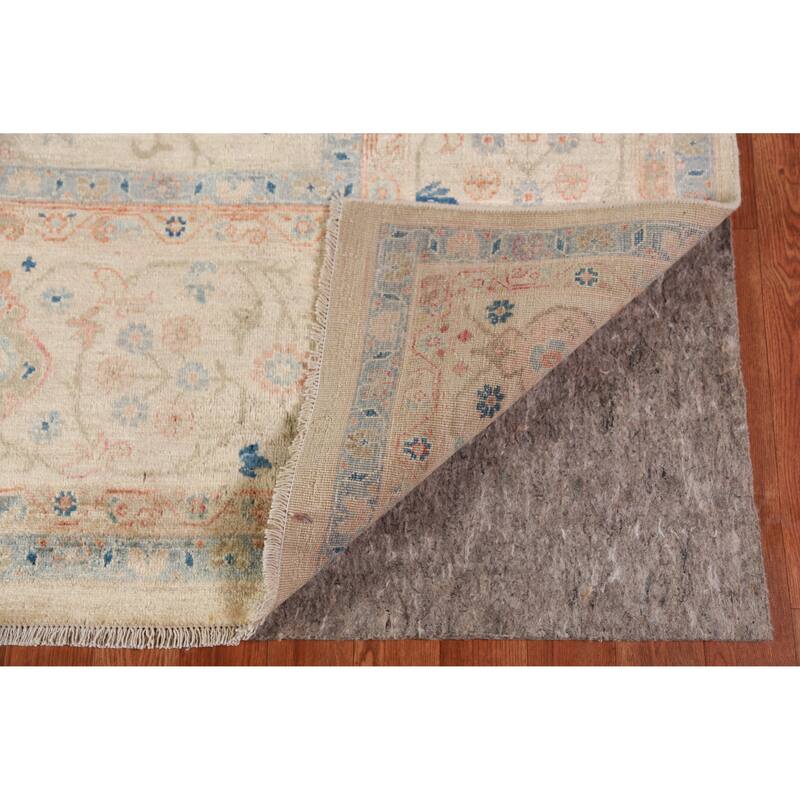 Vegetable Dye Ziegler Oriental Area Rug Hand-Knotted Wool Carpet - 8'11"x 11'10"