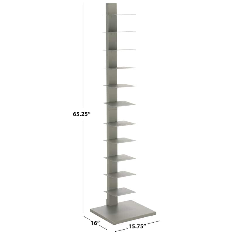 SEI Furniture Stewartby Spine Tower Shelf - 16"W x 16"D x 65"H