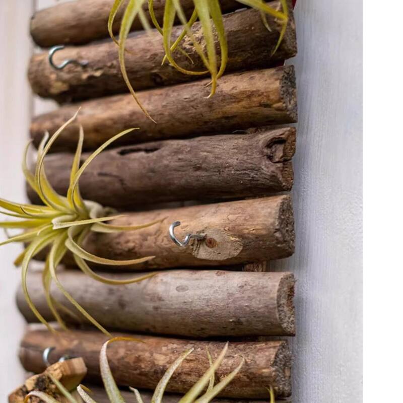 RusticReach Rustic Wood Ladder Wall Décor Tool Organizer