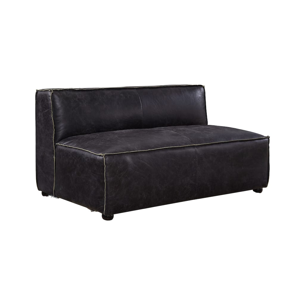 ACME Birdie Modular Armless Loveseat in Antique Slate