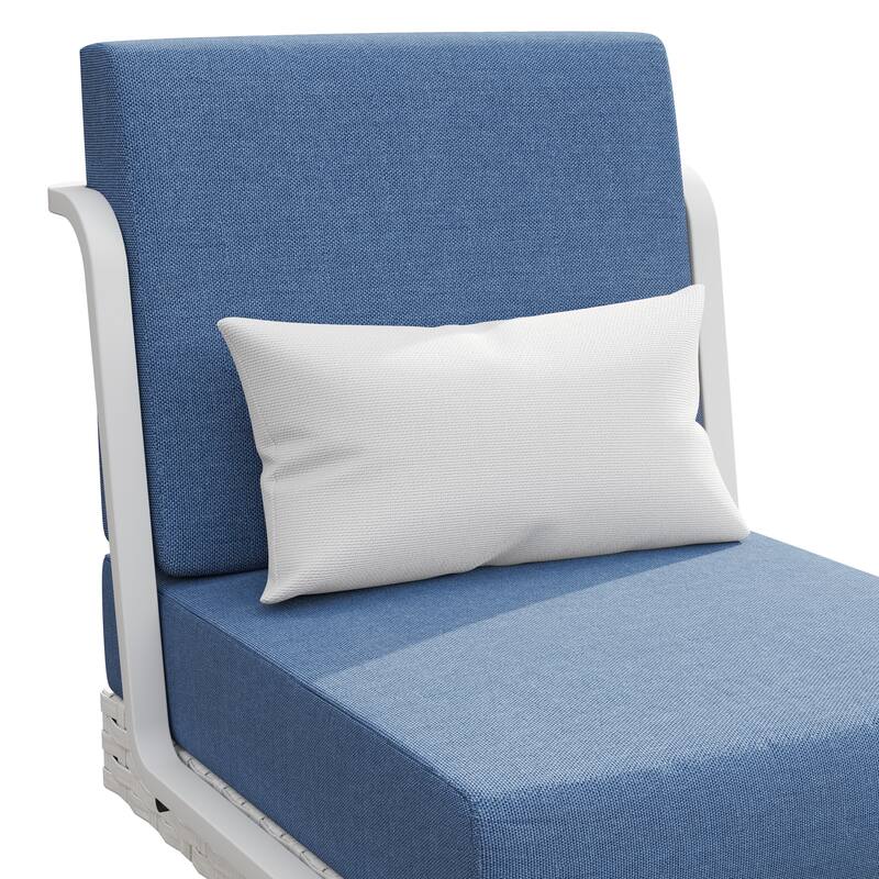 Corvus Akrotiri Outdoor Wicker Club Chair Set (Set of 2) with Olefin Cushions