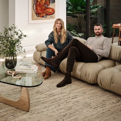 Evergreen Marled Jute Blend Area Rug