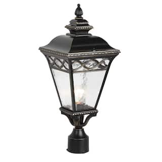Cheri 1 Light Exterior Lighting in Imperial Black Finish