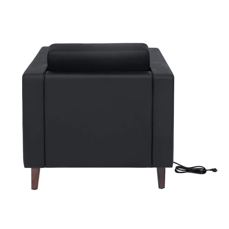 3 PC Commercial Seating Set with Outlets/USB/USB-C Ports - 33"W x 31.25"D x 32.5"H