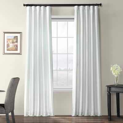 Exclusive Fabric Blackout Faux Silk Taffeta Curtain (1 Panel)