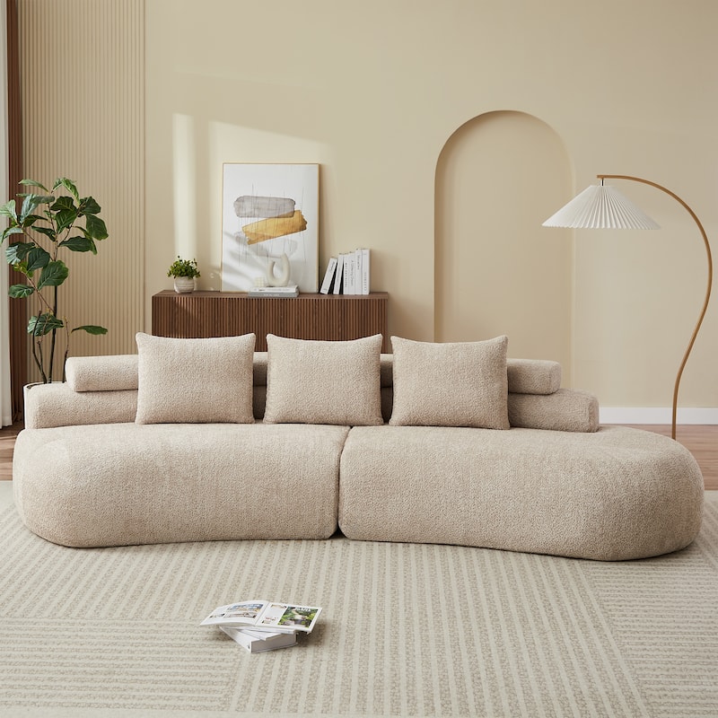 Christopher Knight Home - Compressed Modern Upholstered Modular Sectional Sofa