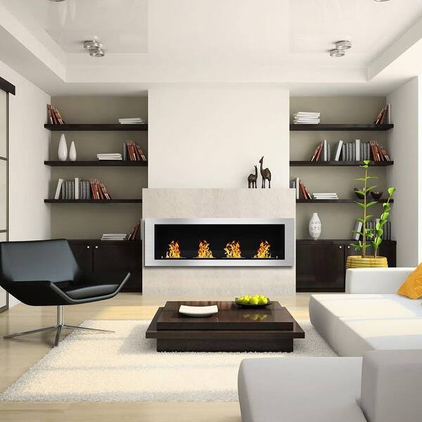 Shop Moda Flame Wraith 64 Inch Ventless Built In Recessed Bio