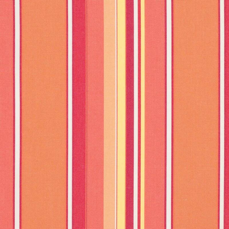 Sunbrella 20 inch Square Stripe Outdoor Throw Pillow