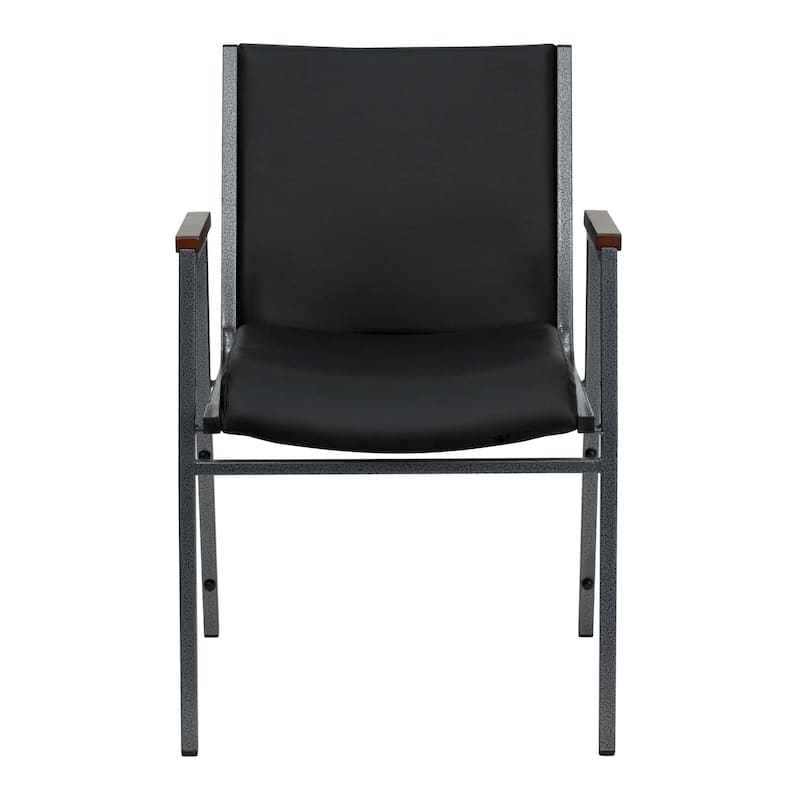 Heavy Duty Stack Chair with Arms - 21"D x 21"W x 31"H
