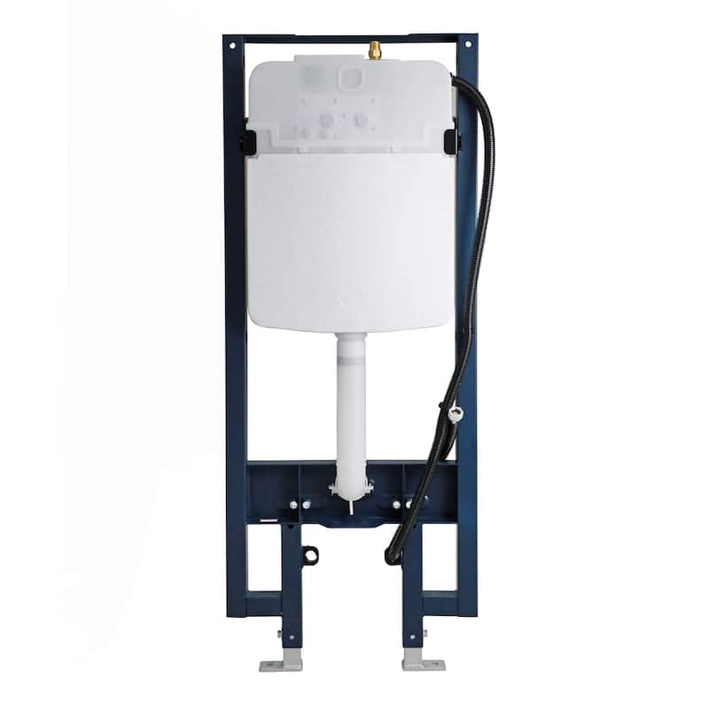 In-wall Smart Toilet Combo Set - Toilet Bowl With Bidet Seat, Tank And Carrier System