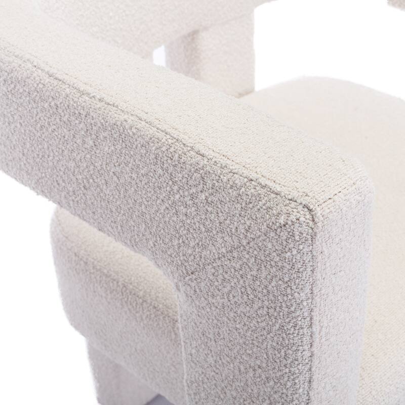 Fabric Upholstered Accent Dining Chair for Kitchen 2PCS