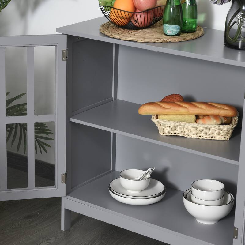 Sideboard Buffet Storage Cabinet with 2 Doors
