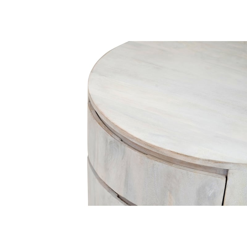 Carolina Living Christa 2-Drawer 30" Round Coffee Table