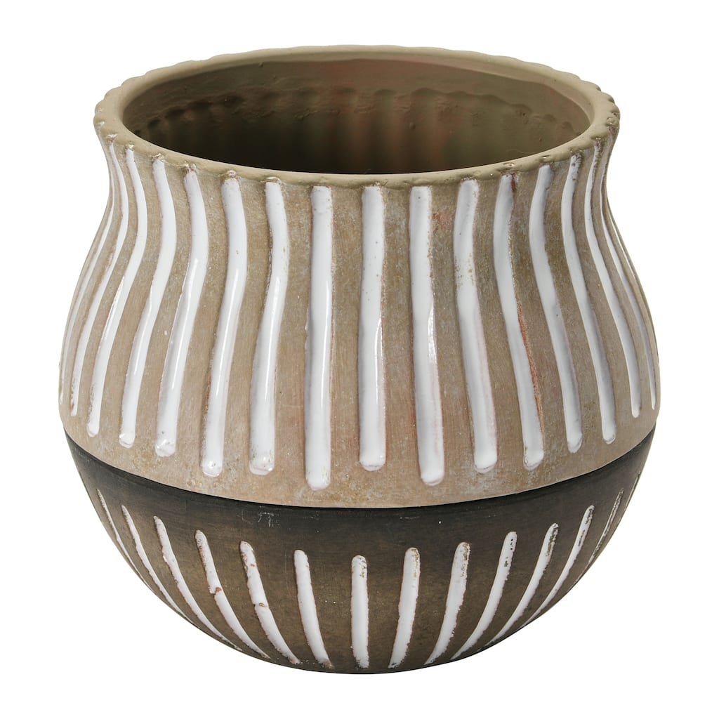 S/2 Terra cotta Pots w Saucers