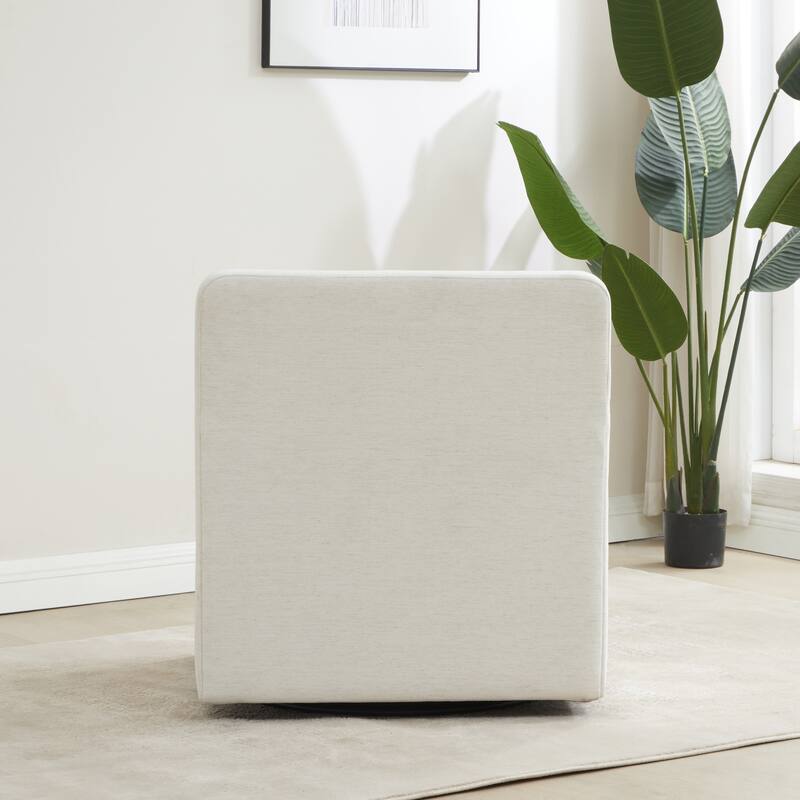 Tobias Swivel Accent Chair with Nailhead Trim by Greyson Living