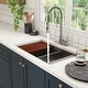 preview thumbnail 1 of 40, All-in-One Kit Undermount Single Bowl 16 Gauge Nano Brushed Stainless Steel Workstation Kitchen Sink with Faucet and Accessories