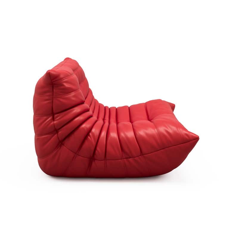 Furgle Microfiber Leather Sofa Ergonomic Design Lazy Floor Sofa