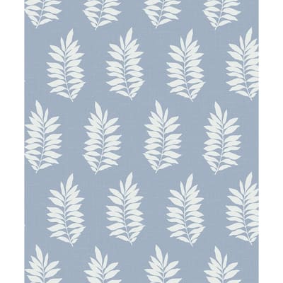 NextWall Pinnate Leaf Silhouette Peel and Stick Wallpaper - 20.9 in. W x 18 ft. L