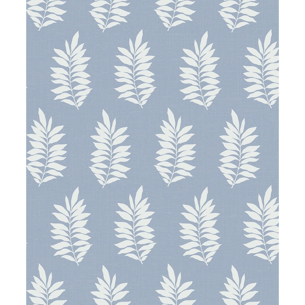 NextWall Pinnate Leaf Silhouette Peel and Stick Wallpaper - 20.9 in. W x 18 ft. L