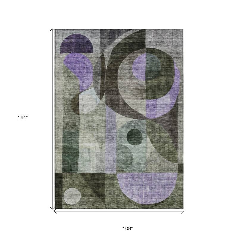 HomeRoots Geometric Transitional Rectangle Outdoor Rug
