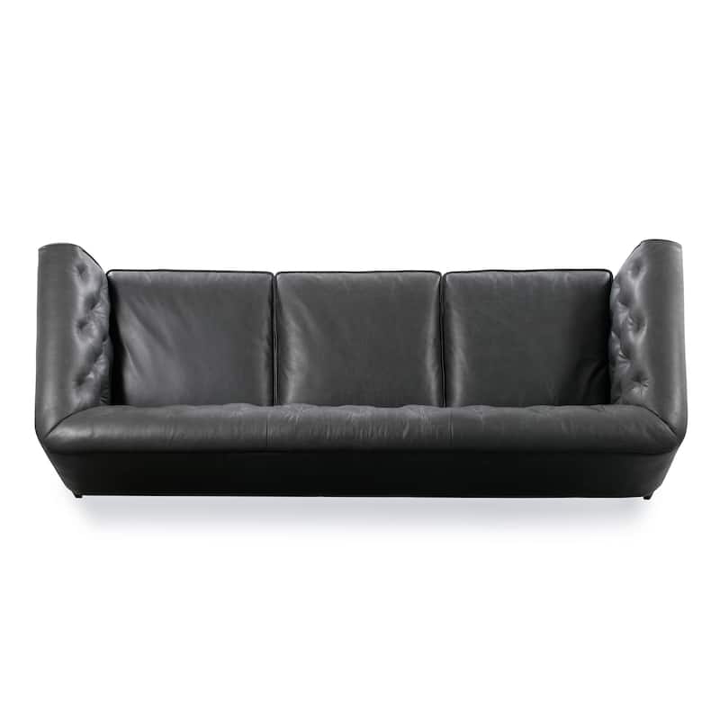 Poly & Bark Essex 89" Sofa - Full Grain Genuine Italian Leather