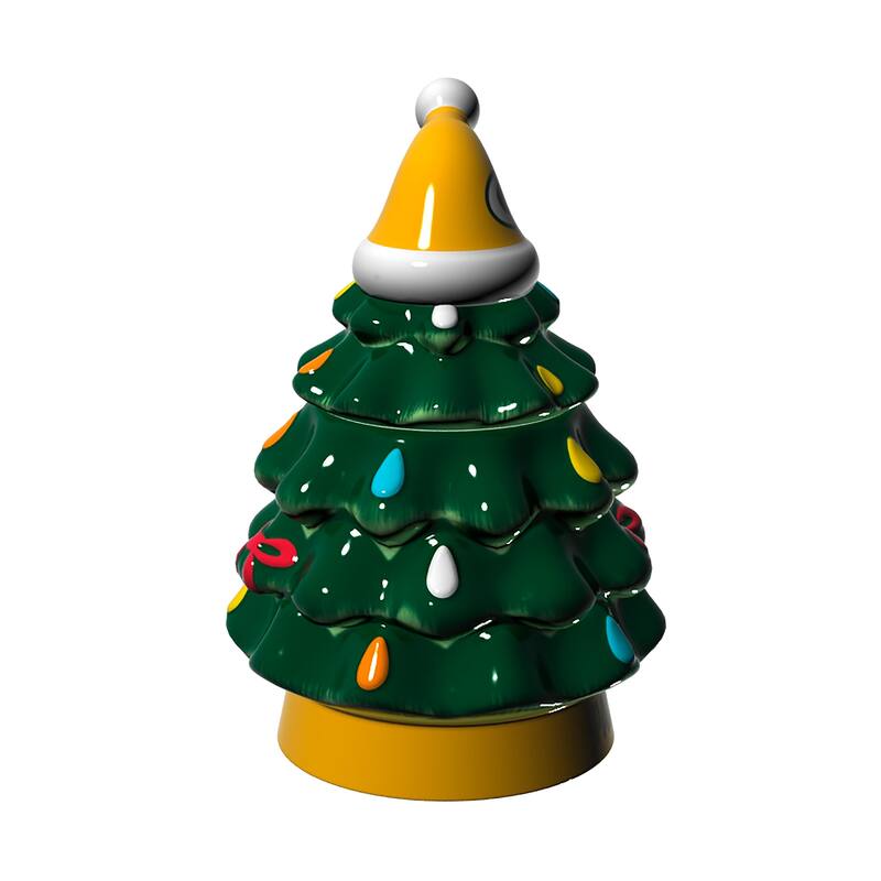 Green Bay Packers, 14 oz Ceramic Christmas Tree Cup Gift Set