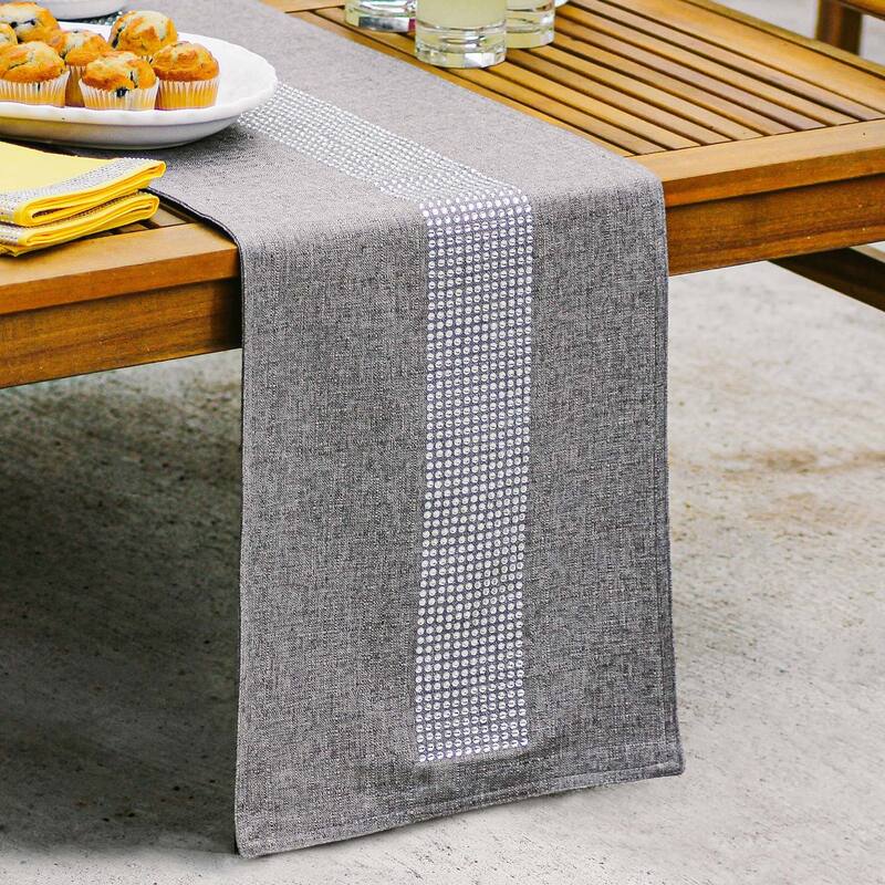 Sparkles Home Rhinestone Stripe Table Runner