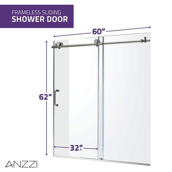 Anzzi 5 Ft. Acrylic Right Drain Rectangle Tub In White With 60 In. X 62 