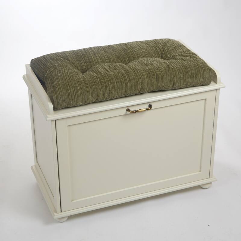 Klear Vu Non-Slip Gripper Bench Cushion - 35 x 11 - Green