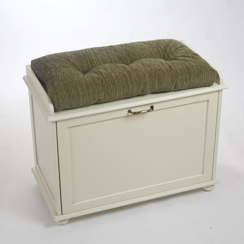 Klear Vu Polar Chenille Fabric Non-Slip Overstuffed 27" Bench Cushion