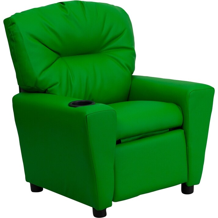 Lazy Boy Recliner Plush Padding Living Room Child Sized Manual Recline Sofa Chair Single Reclining Armchair with Cup Holder Bed Bath Beyond 38303415