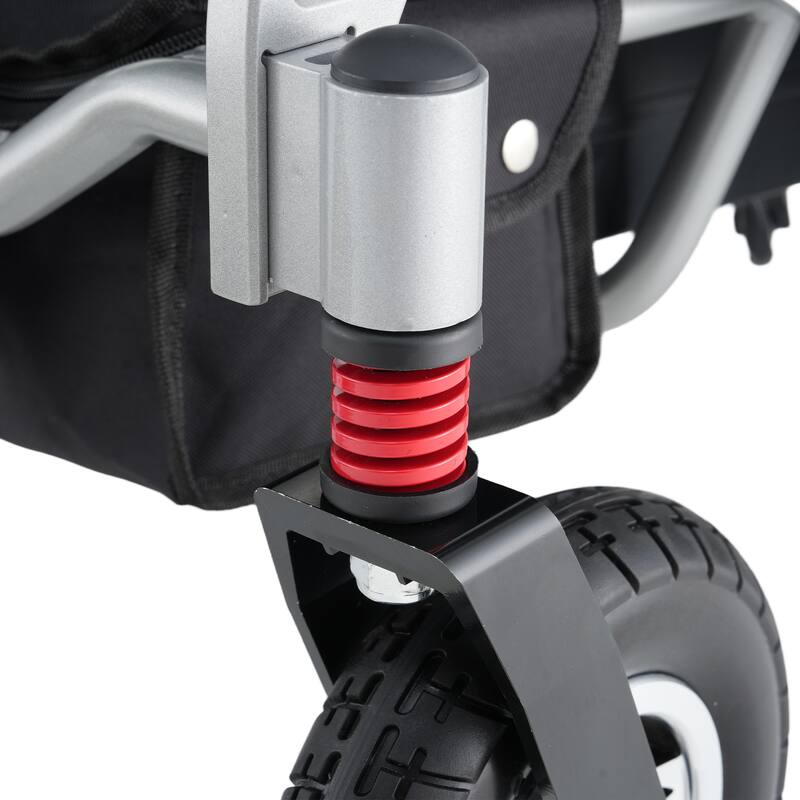 Foldable Electric Wheelchair for Adults, 300W Motor, Lightweight Aluminum Frame, Portable Power Wheelchair