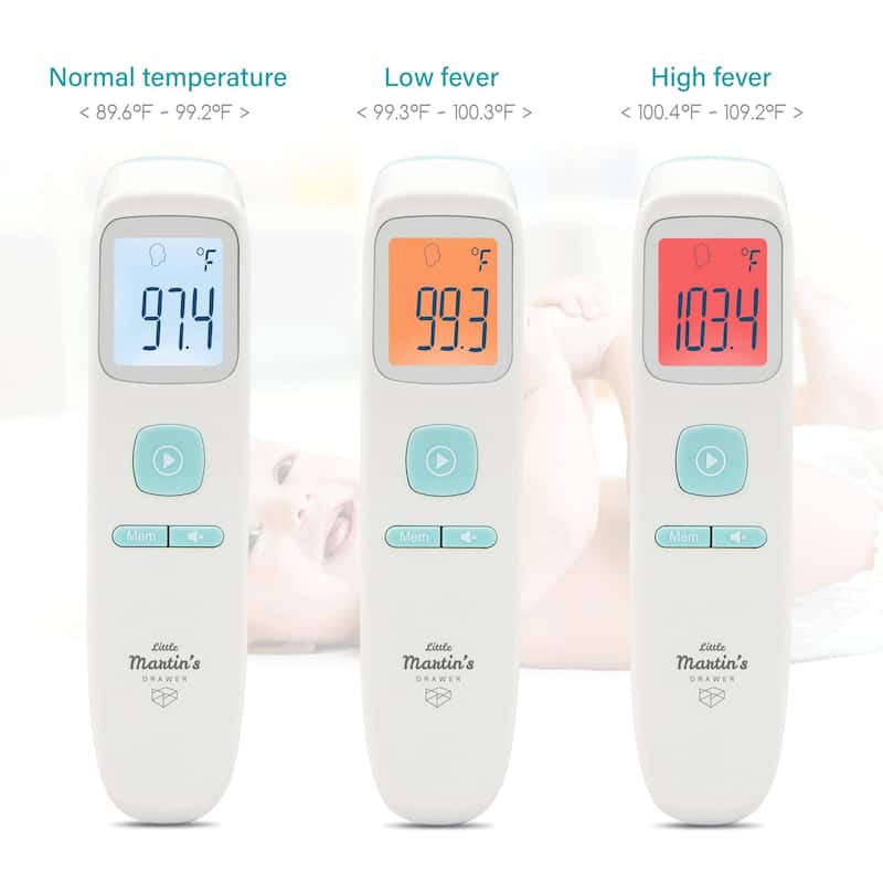 Little Martin's Non-Contact Forehead Infrared Thermometer - Blue