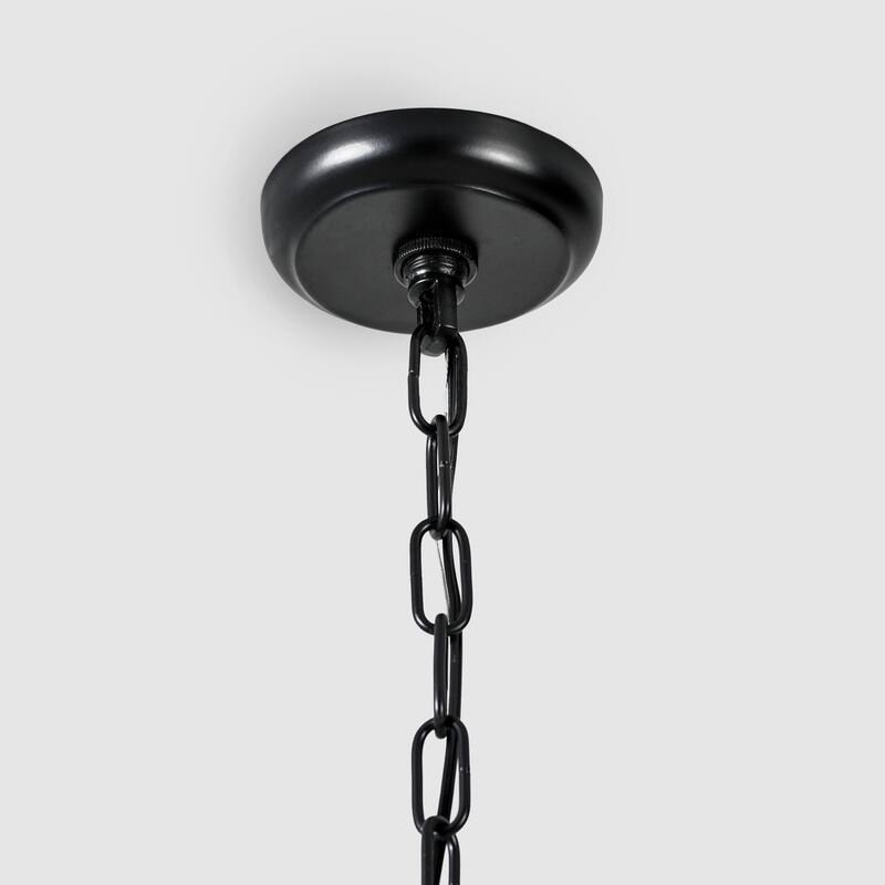 Lena 9-Light Iron and Acrylic Chandelier by Kosas Home - 24Hx18Wx18D