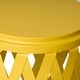 preview thumbnail 21 of 21, Selen Outdoor Modern 14 Inch Iron Side Table by Christopher Knight Home