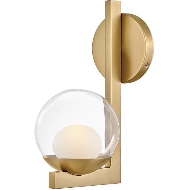 Hinkley Lighting 57440-LL Sunni 13" Tall LED Bathroom Sconce - Lacquered Brass
