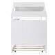 preview thumbnail 15 of 16, White Twin Size Solid Wood House Bed with Trundle & Storage