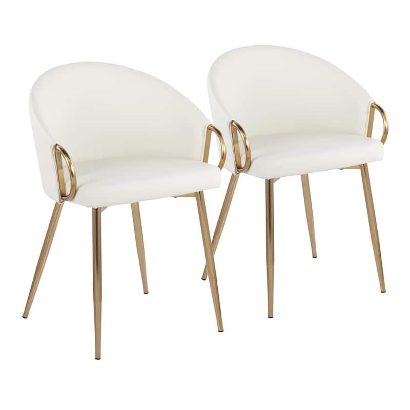 Silver Orchid Battista Upholstered Chair - Set of 2
