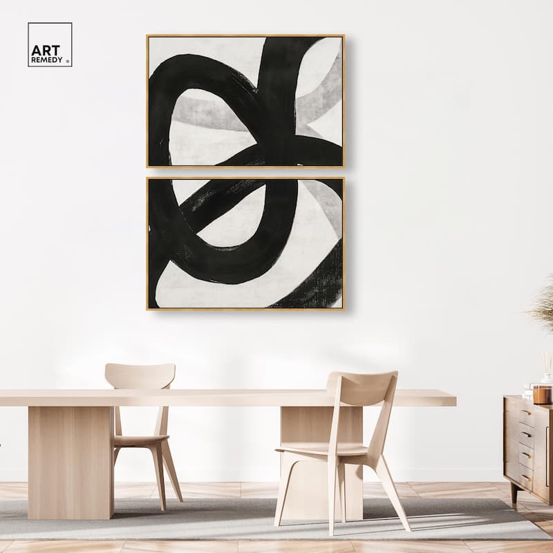 Infinite Loop I Canvas Set of 2 by Art Remedy