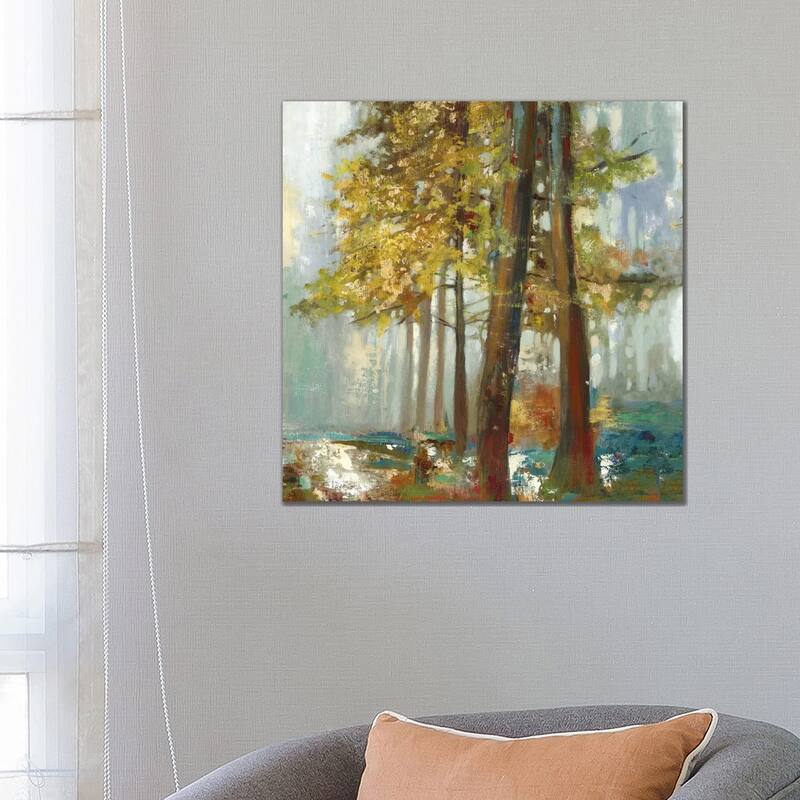 iCanvas "Upon The Leaves I, Square" by Allison Pearce Canvas Print - 26x26x1.5