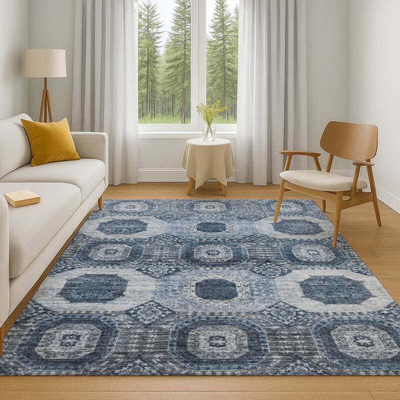 Premium Washable Super Soft Vintage Traditional Mayfield Rug