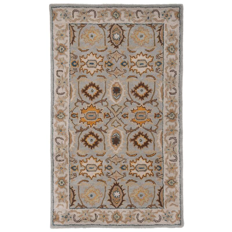 SAFAVIEH Handmade Heritage Dot Daisy Traditional Oriental Wool Rug