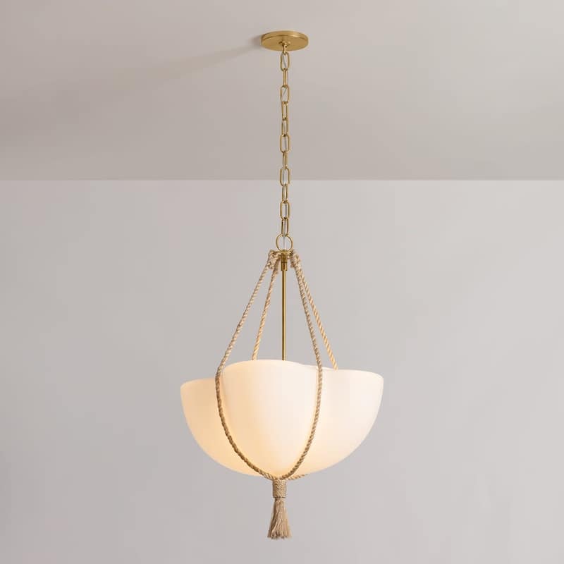Hudson Valley Lighting 1020 Amberley 20" Wide Pendant with Matte Opal