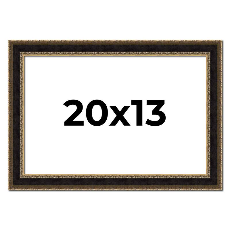 20x13 Frame Gold Antique Vintage Sold Wood Picture Frame | 1.75 Inch