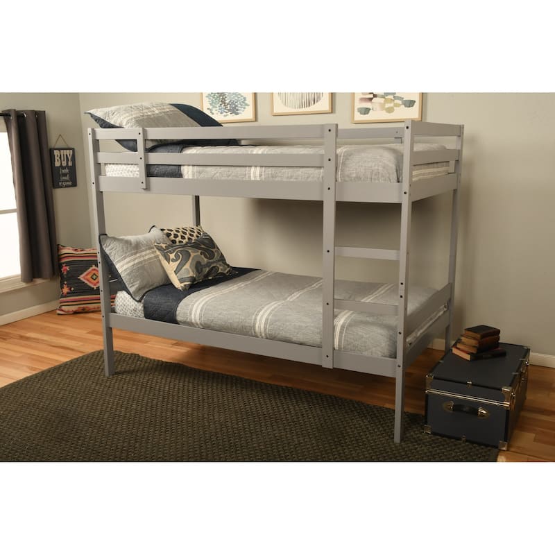 Somette Sydney Twin-size Bunk Bed (Mattresses Not Included) - Light Gray