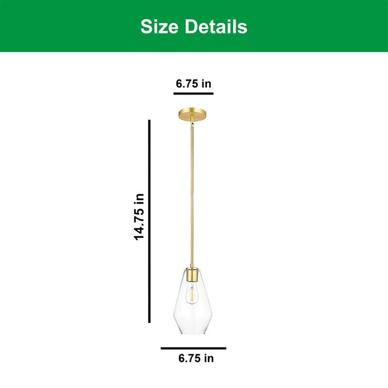 Modern kitchen island light gold pendant light metal hanging lighting